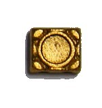Spacer 2-rij 6x7mm voor 4mm plaksteen 5st. goudkl.