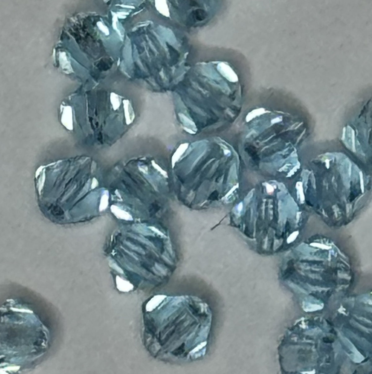 facetkraal aquamarijn blauw 3 mm