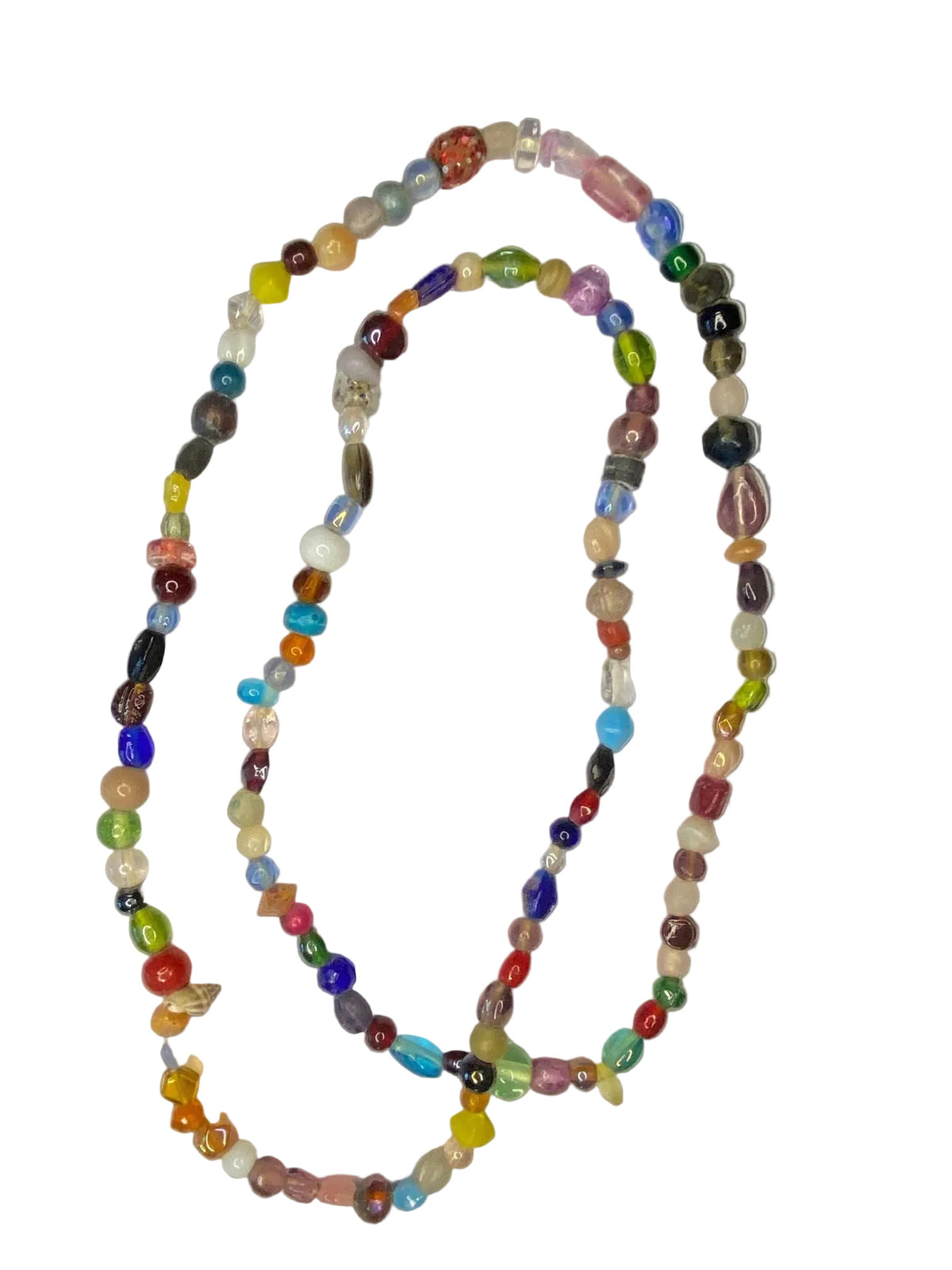 Vrolijke, bohemian kralenketting p.st.