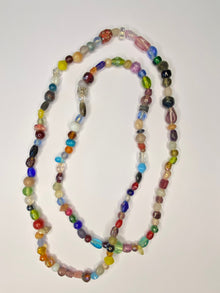Vrolijke, bohemian kralenketting p.st.