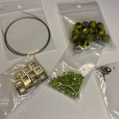 DIY-pakket Ketting met open kastjes p.st.