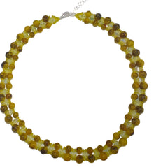DIY-pakket Ketting Bossa Nova geel/bruin p.st.