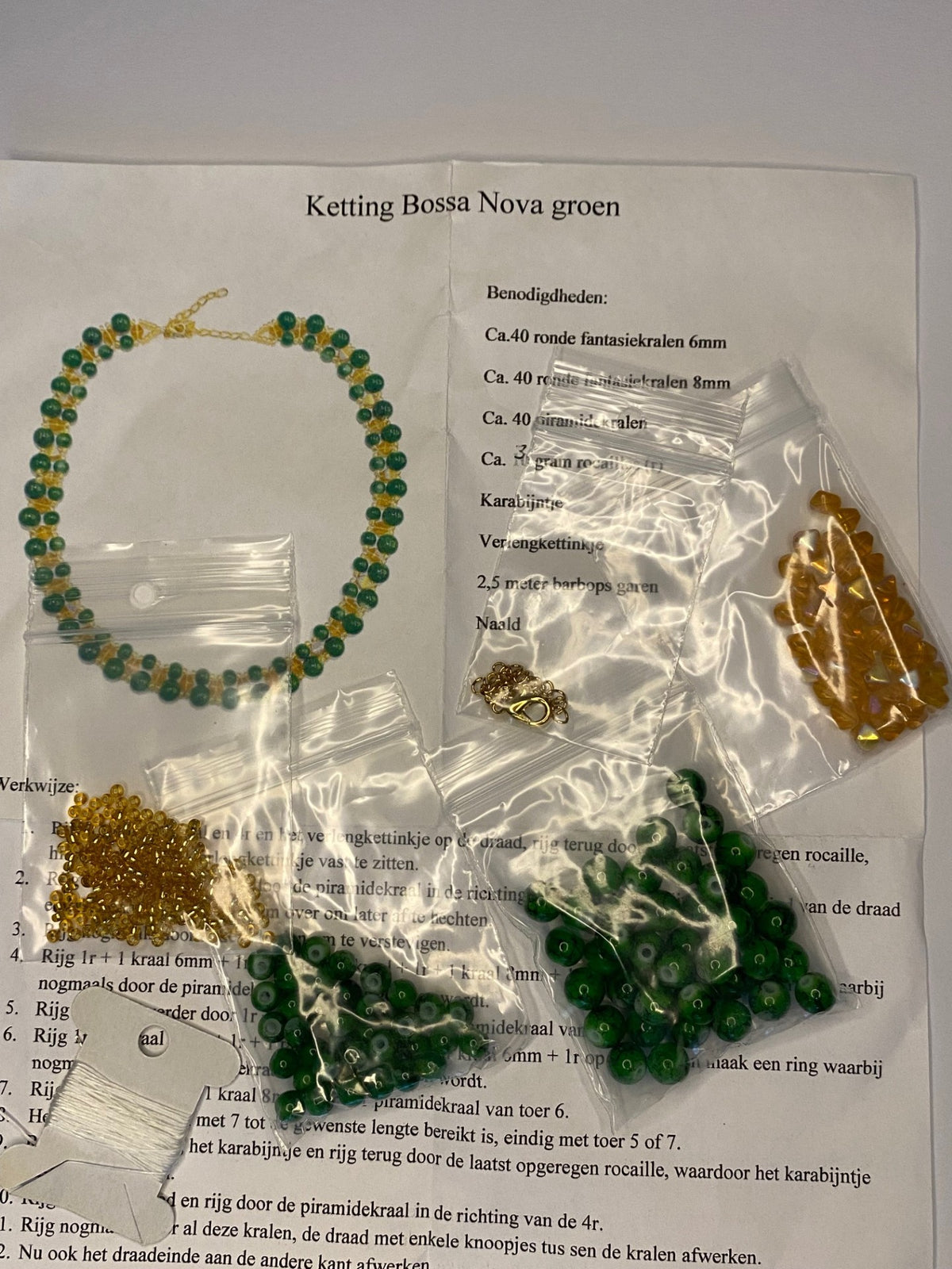 DIY-pakket Bossa Nova groen p.st.